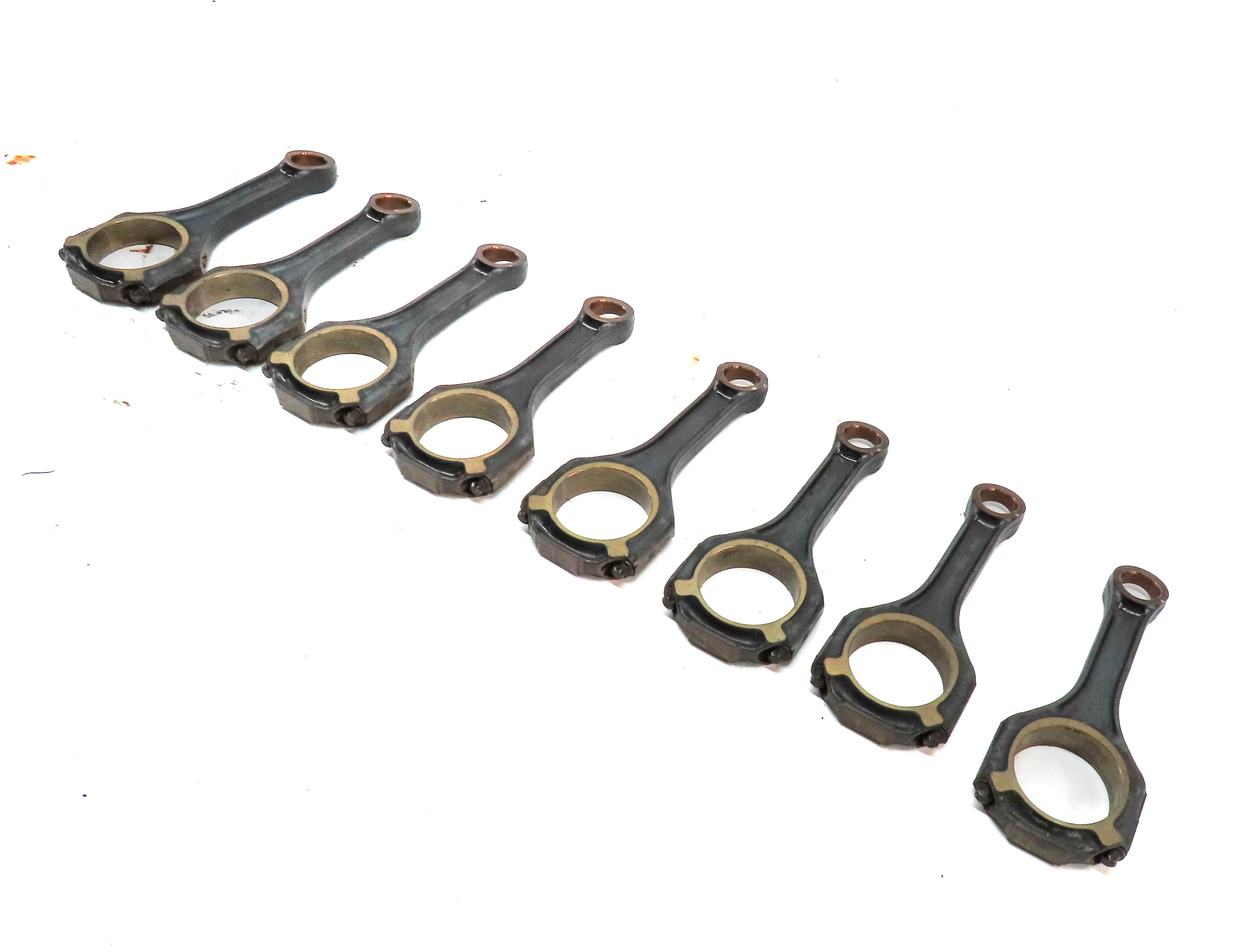 2014 MERCEDES GL450 (X166) 4.6L ENGINE MOTOR PISTON CONNECTING ROD SET/8 — exact item pictured